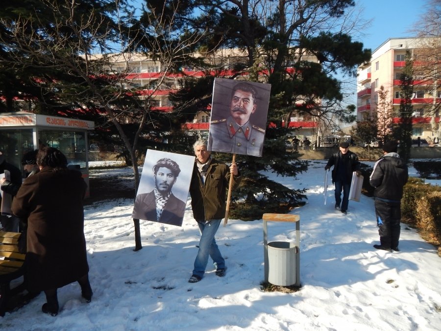 В Гори скромно отметили день рождения Сталина