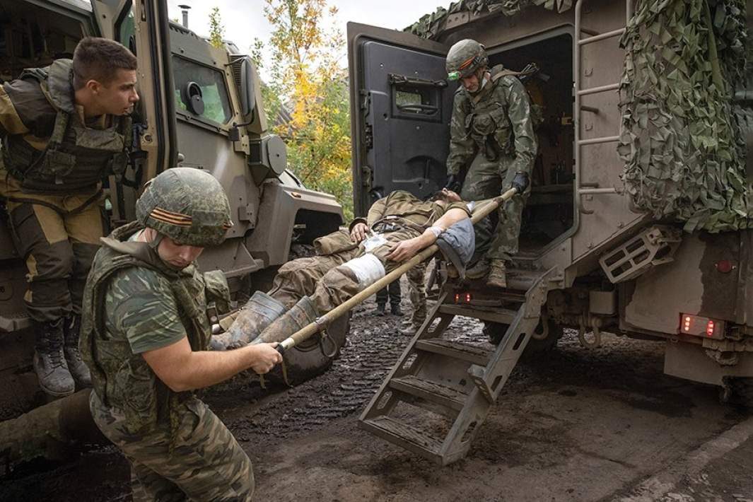 Мобильный медицинский пункт в зоне СВО