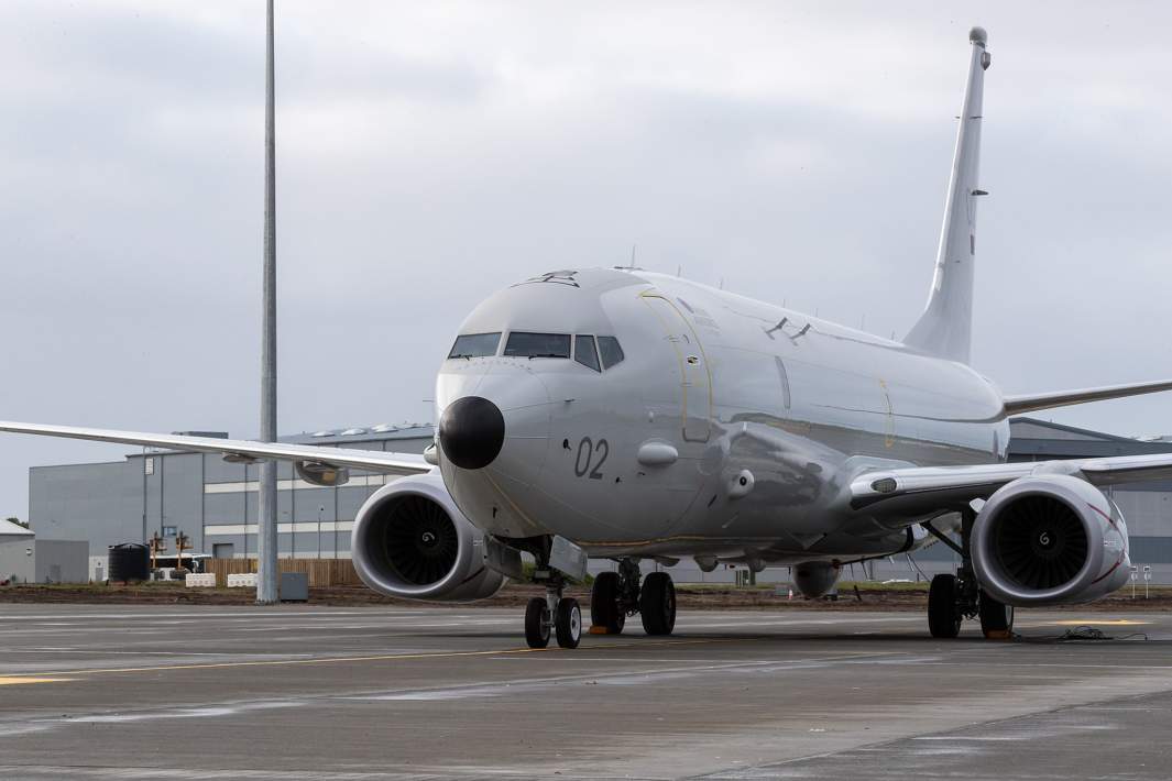 Морской патрульный самолет Королевских ВВС P-8 Poseidon