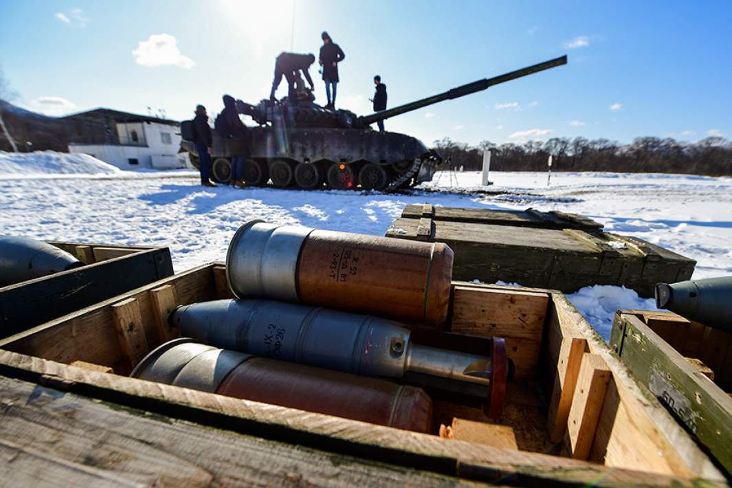 Боевые стрельбы танковых экипажей