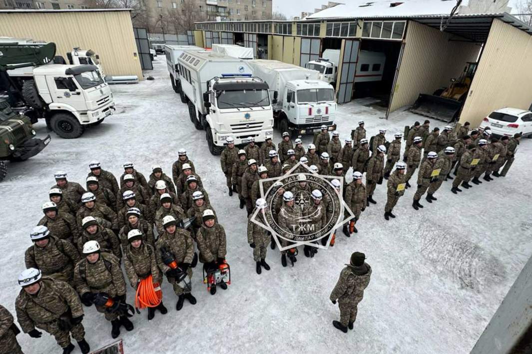 Военнослужащие воинских частей гражданской обороны МЧС РК приведены в готовность в пунктах постоянной дислокации для выдвижения в зону ЧС