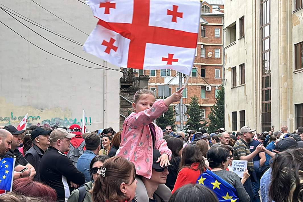 Протесты в Тбилиси