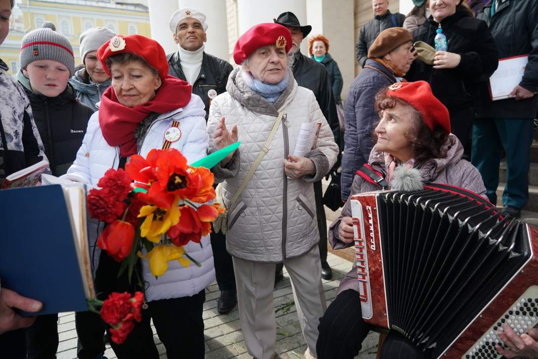 Празднование Дня Победы в Москве