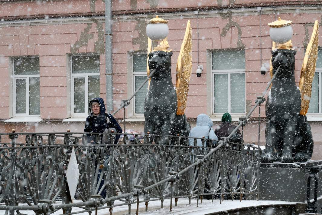 снег в санкт петербурге в апреле