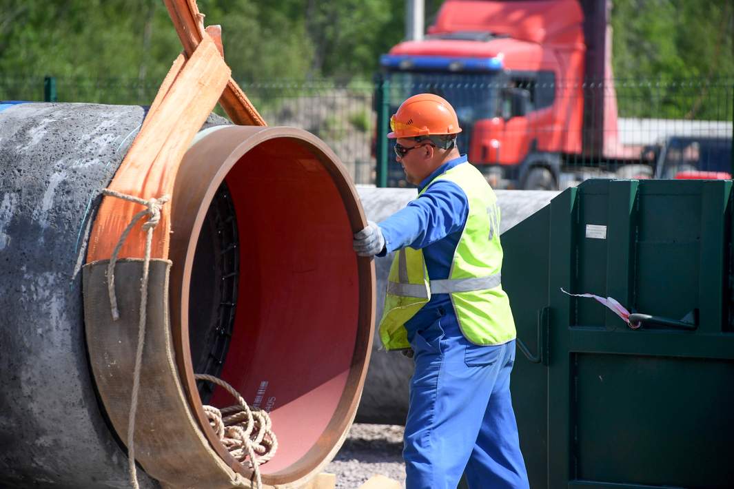 строительство газопровода