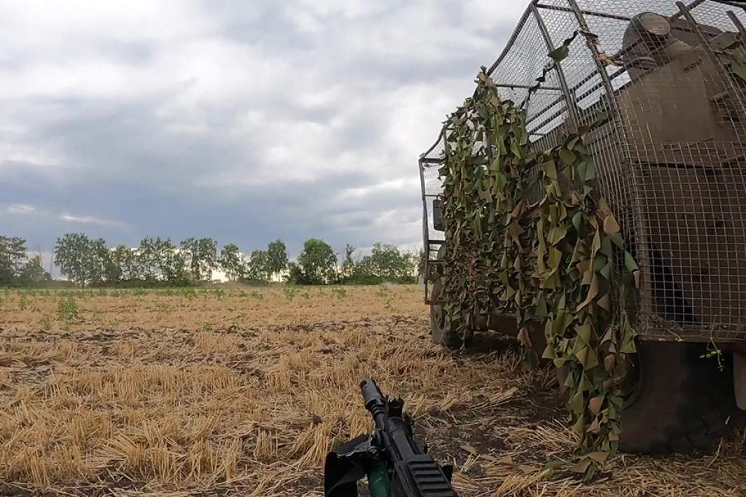 Штурм позиций ВСУ в Курской области