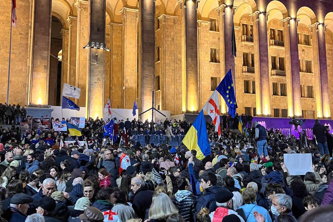 Протесты в Грузии