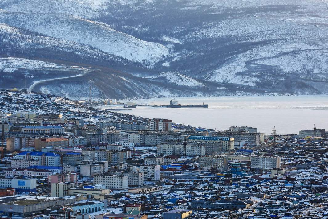 дальний восток вид на магадан